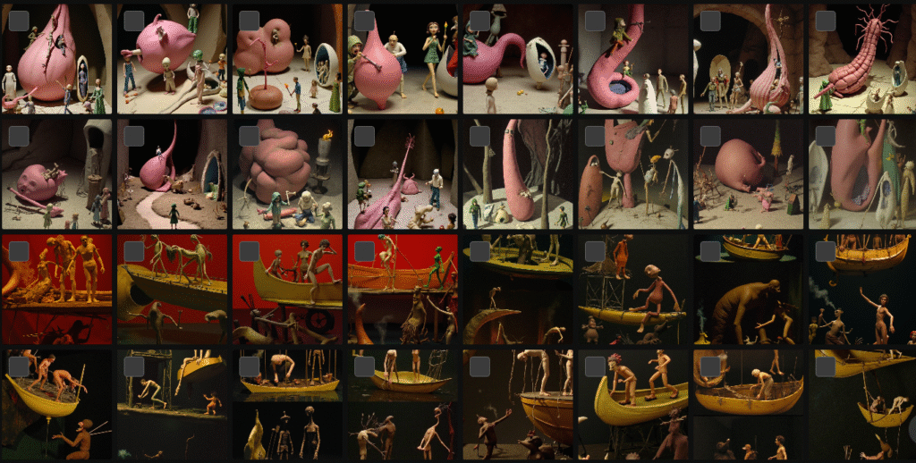 gerações de imagens em IA
